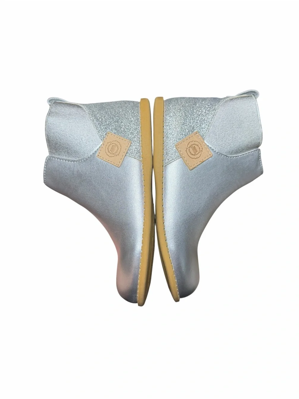 Livie & Luca Girls Metallic Silver Wink Boots | Size 13